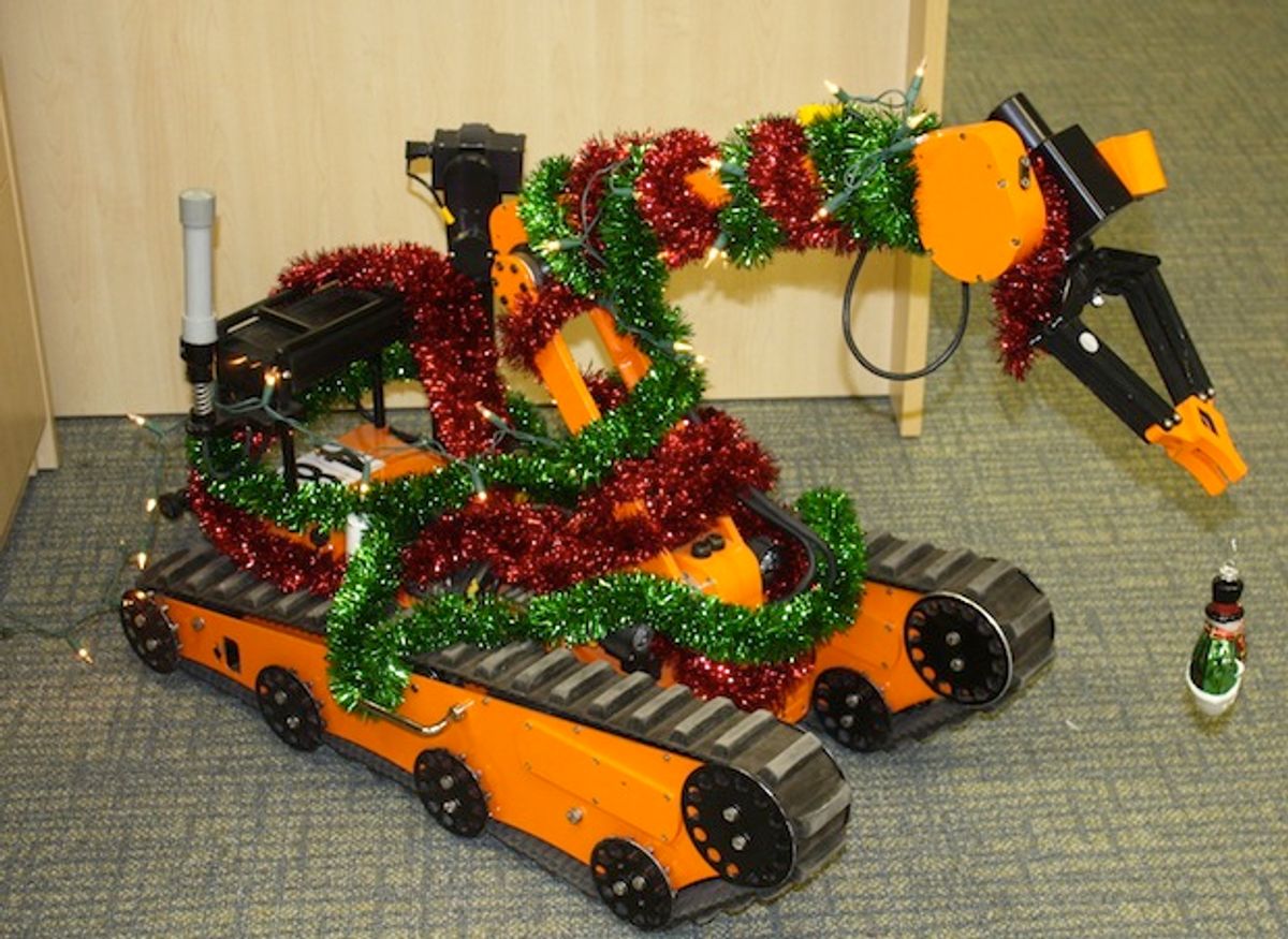 These Robots Want to Wish You Happy Holidays