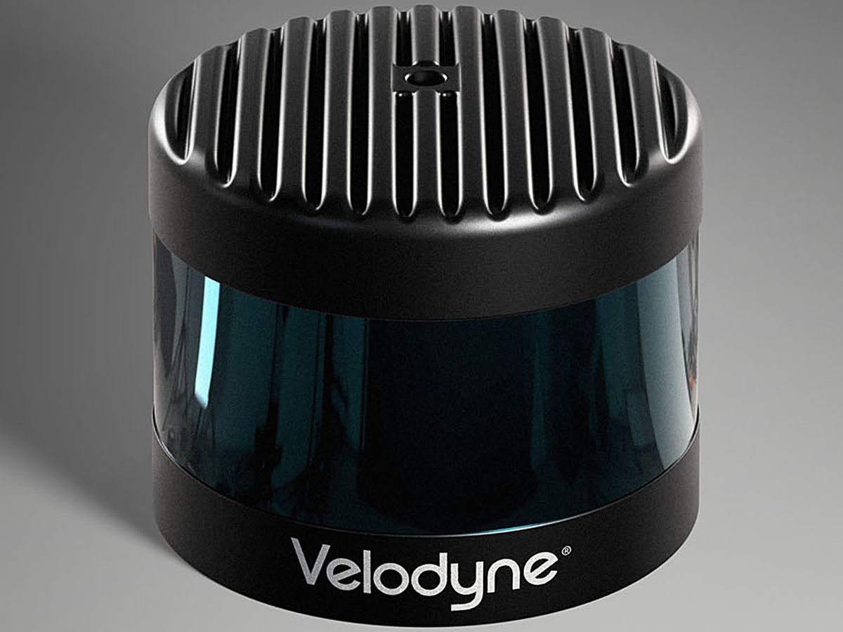 Velodyne's 128 laser beam LiDAR sensor.
