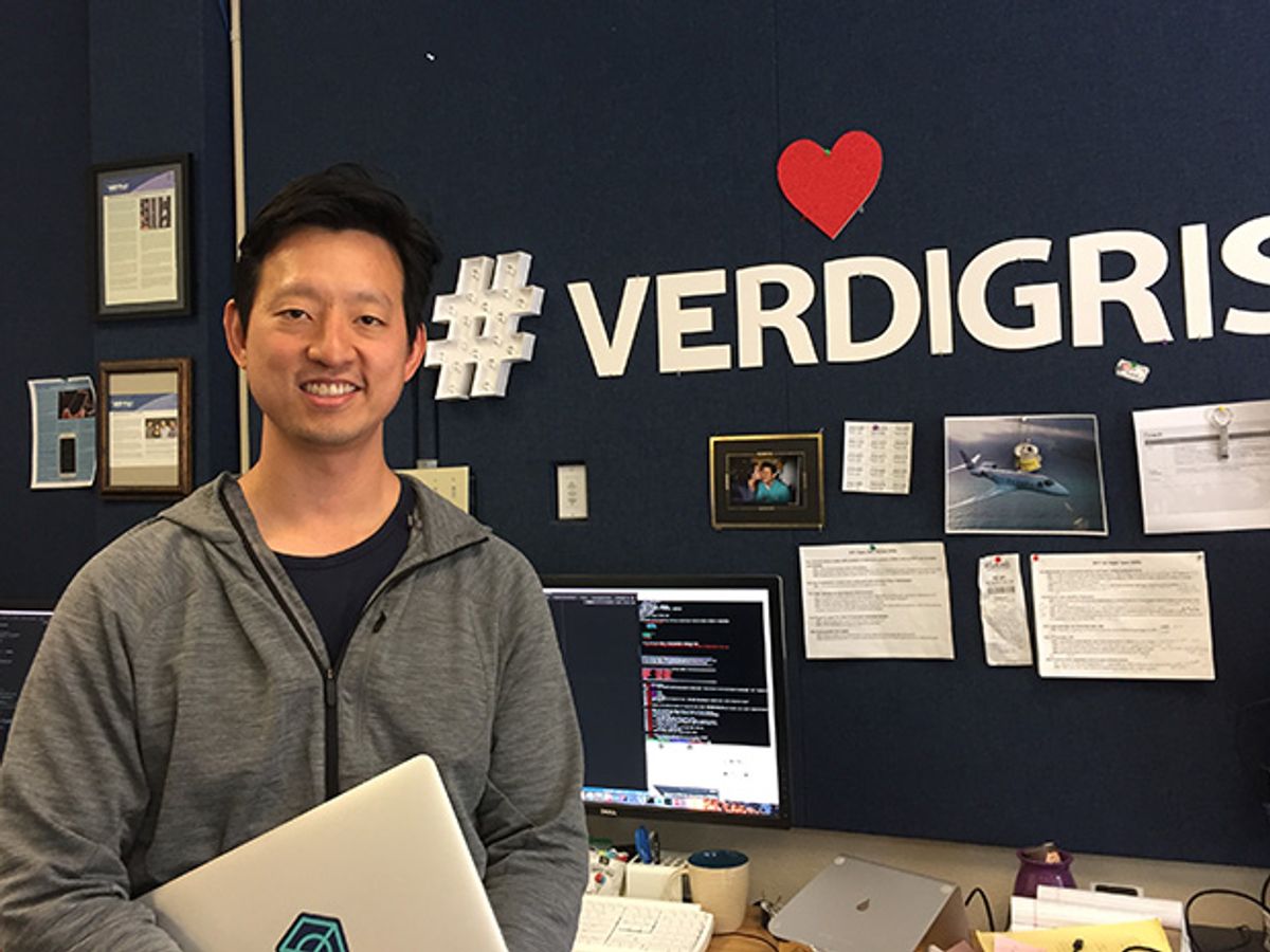 Verdigris CEO Mark Chung has developed a system to track down energy wasters in homes and businesses by analyzing magnetic signals at the circuit breaker box.