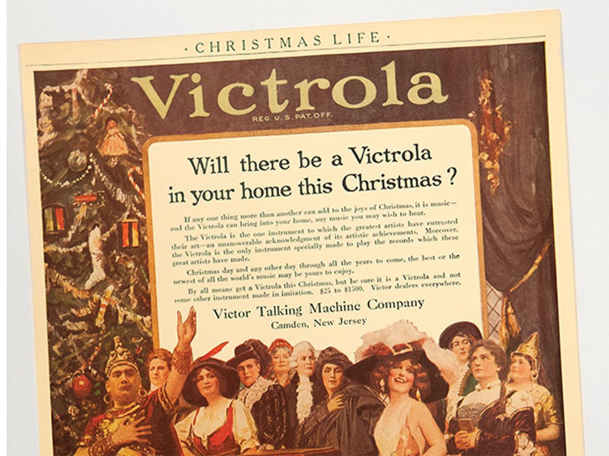 Vintage ad for Victrola