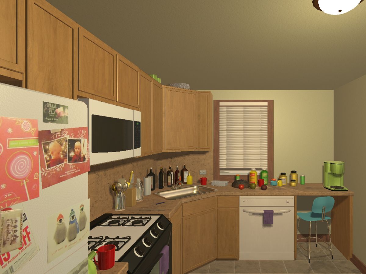 Virtual Kitchen form the AI2-THOR