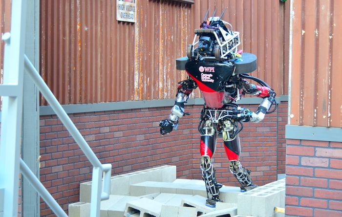 ATLAS humanoid robot during DARPA Robotics Challenge Finals
