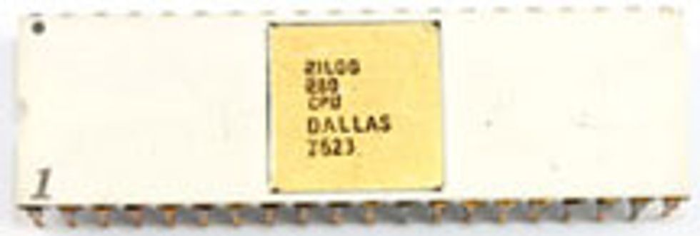 Zilog Z80 Microprocessor (1976)