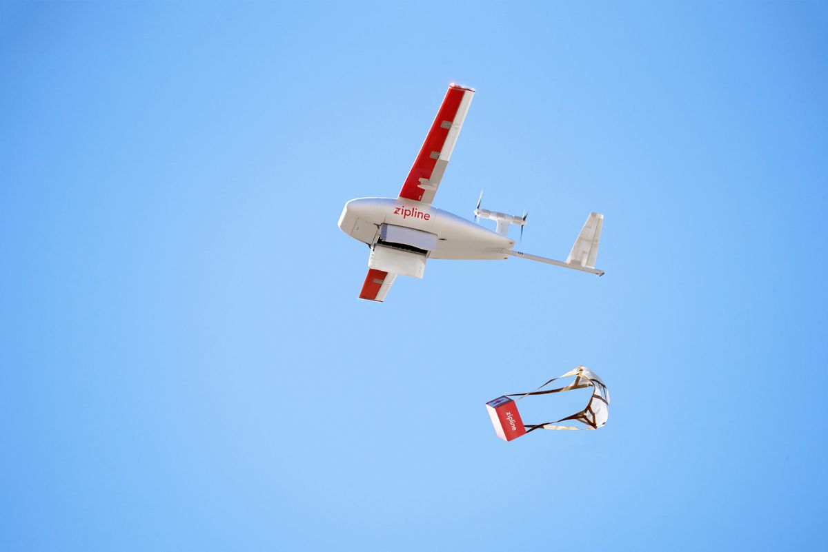 Zipline drone